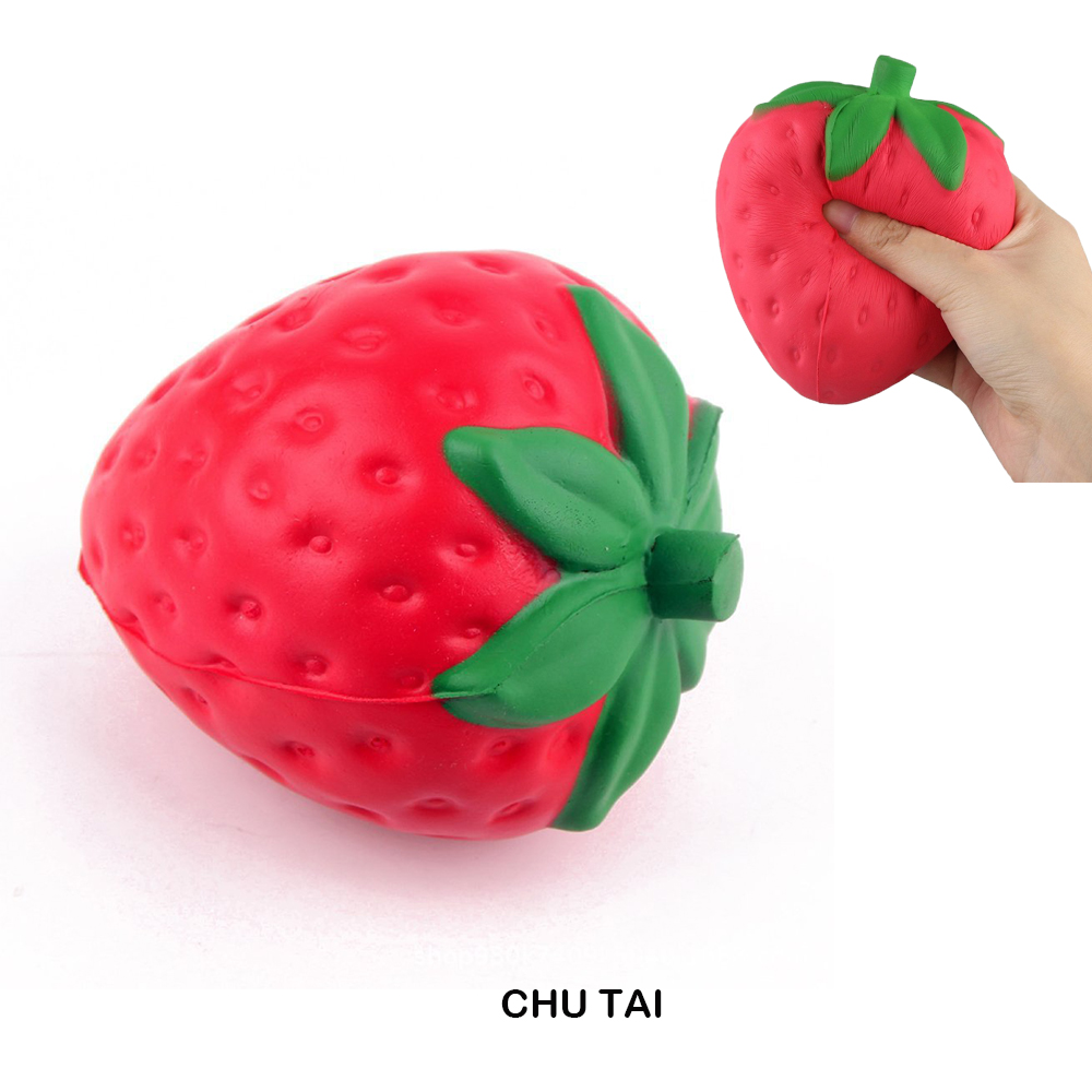 Gummy Candy - Super Jumbo Strawberry Squishi Cream Scented