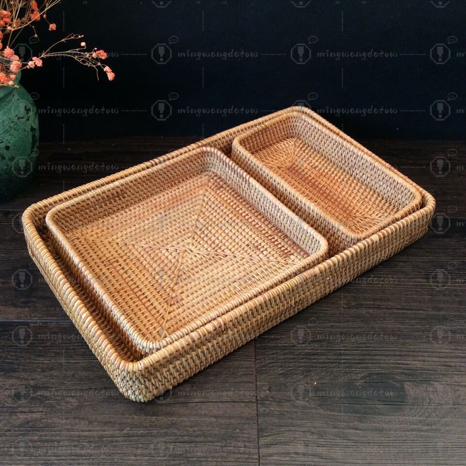 Woven Candy Storage Tray 3 Pie - đánh giá và giá Dried Fruit