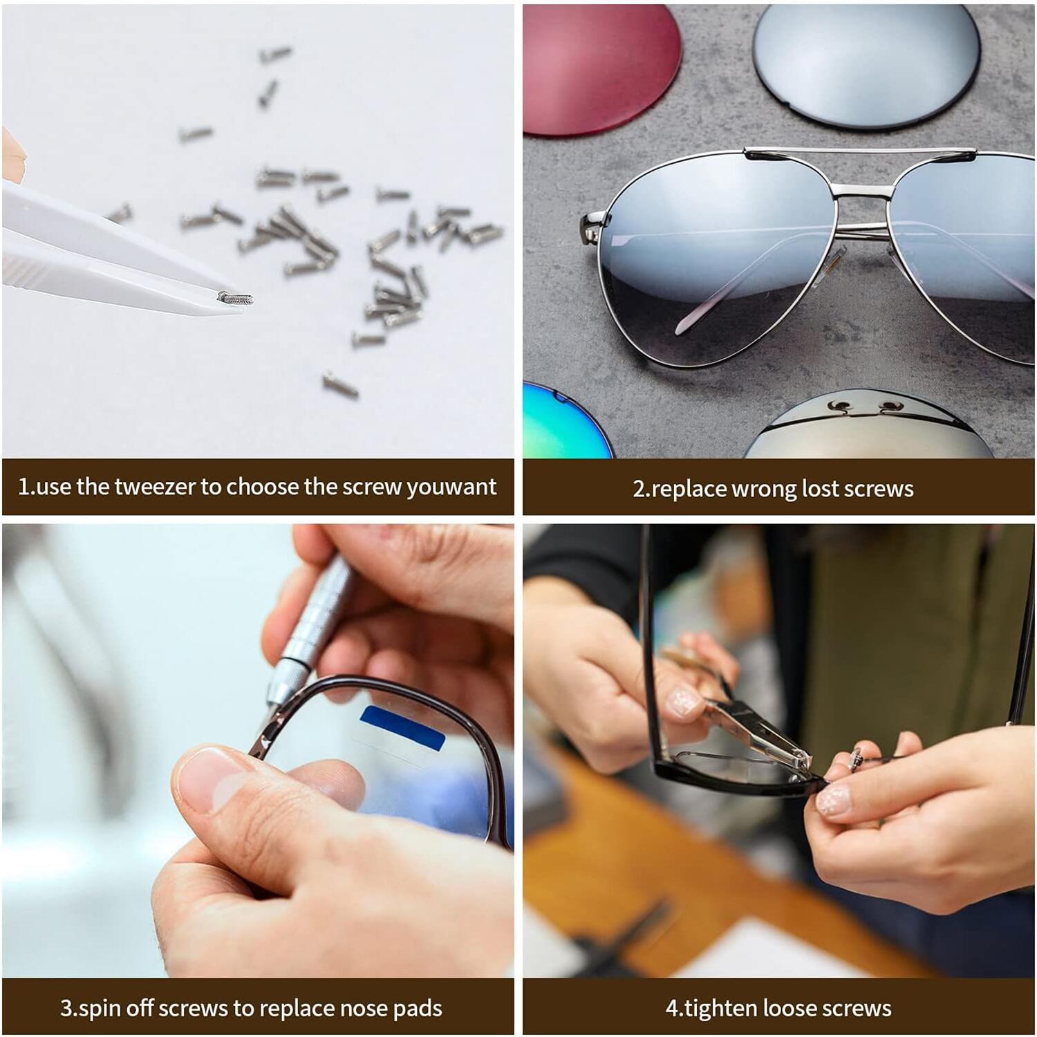 500 Pcs Eyeglasses Sunglass Re - đánh giá và giá Nuts Mix