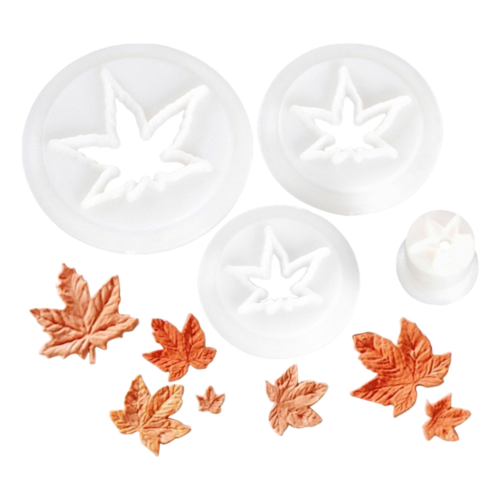 Fall Maple Leaf Plastic Cutter - đánh giá và giá Cookies Pack