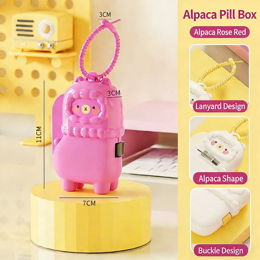 Mini Alpaca Medicine Box Porta - đánh giá và giá Seaweed Snack