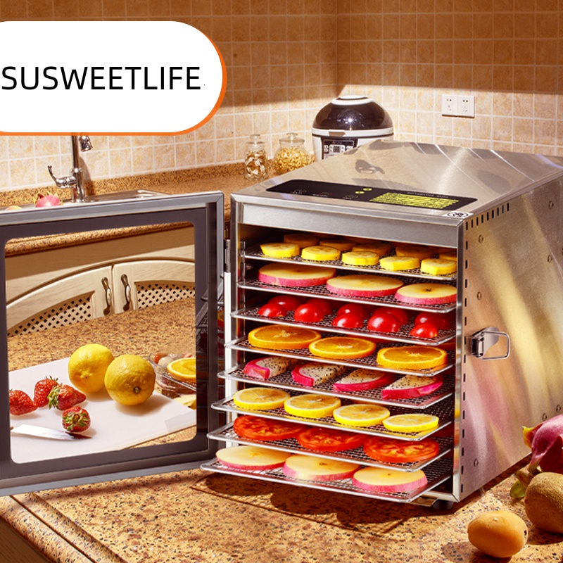 Large Capacity 8-Tray Food Deh - đánh giá và giá Healthy Snacks Food