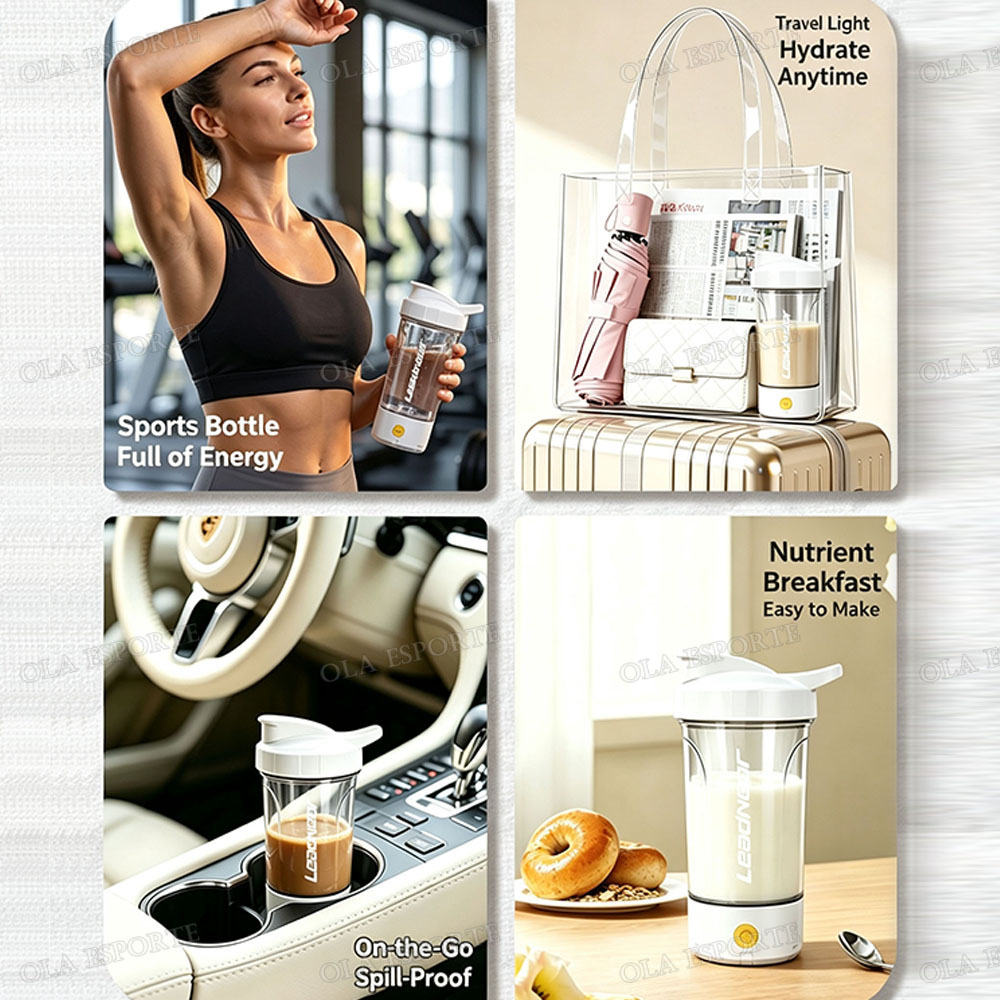 400-700ml Electric Shaker Cup  - đánh giá và giá Protein Bar