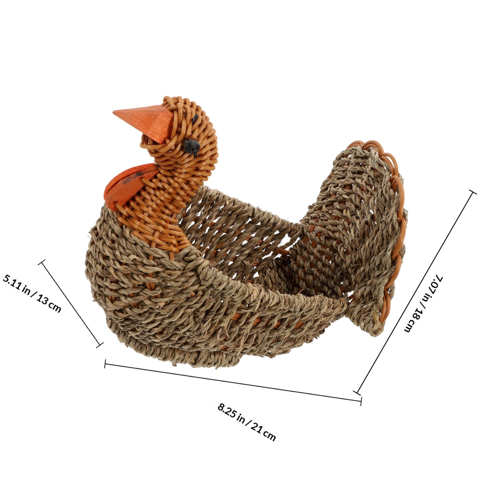 Turkey Shaped Woven Storage Ba - đánh giá và giá Dried Fruit