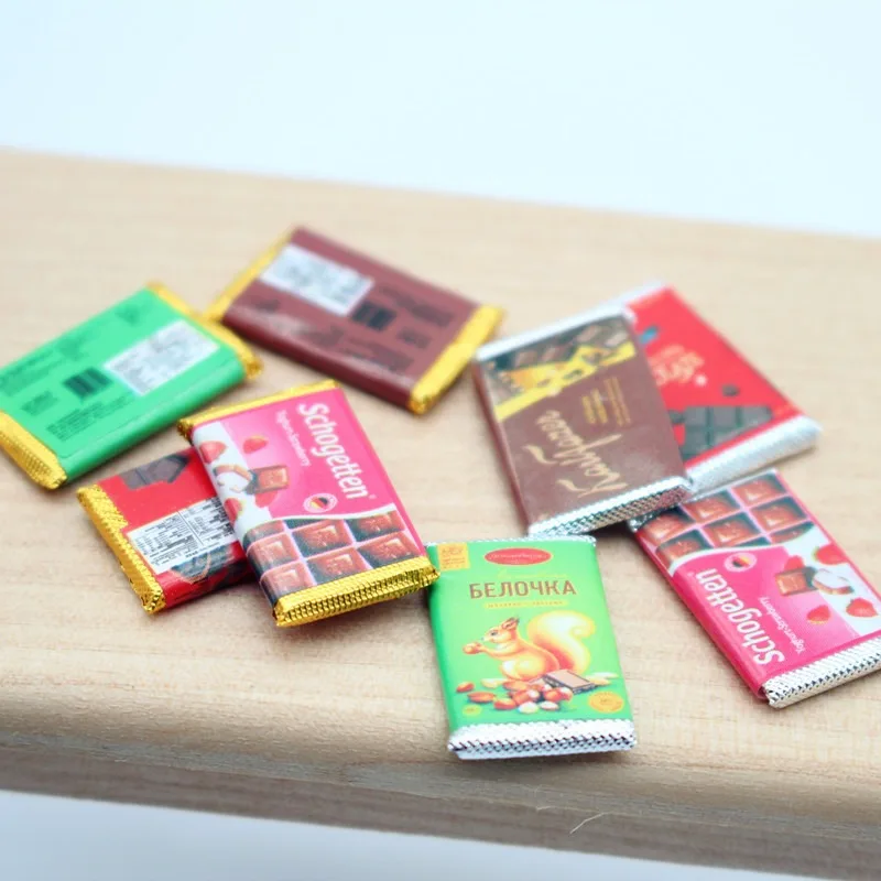 4Pcs Dollhouse Mini Chocolate  - đánh giá và giá Chocolate Snack