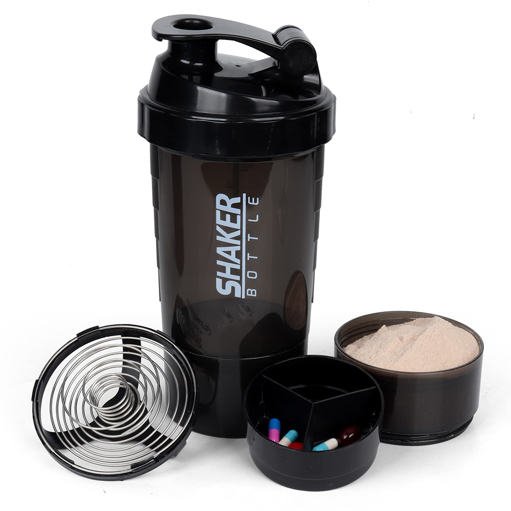 3 lớp Shaker protein Chai Bột  - đánh giá và giá Protein Bar