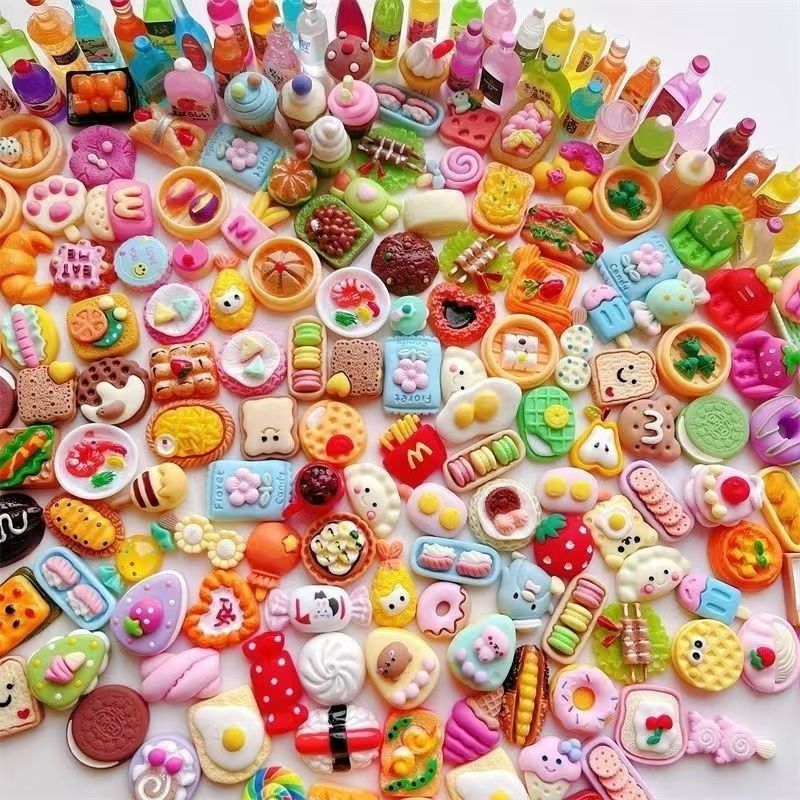 Miniature Food Play Toys Resin - đánh giá và giá Food Snacks Drinks