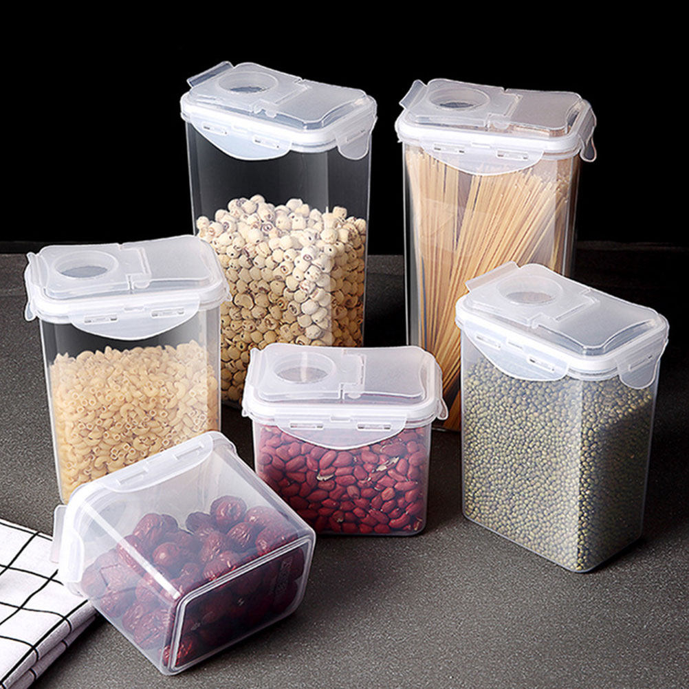 2Pcs Plastic Food Storage Jars - đánh giá và giá Dried Fruit