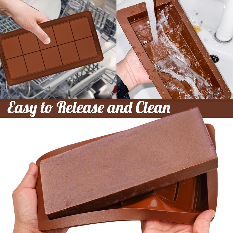 Chocolate Bar Molds Silicone B - đánh giá và giá Protein Bar