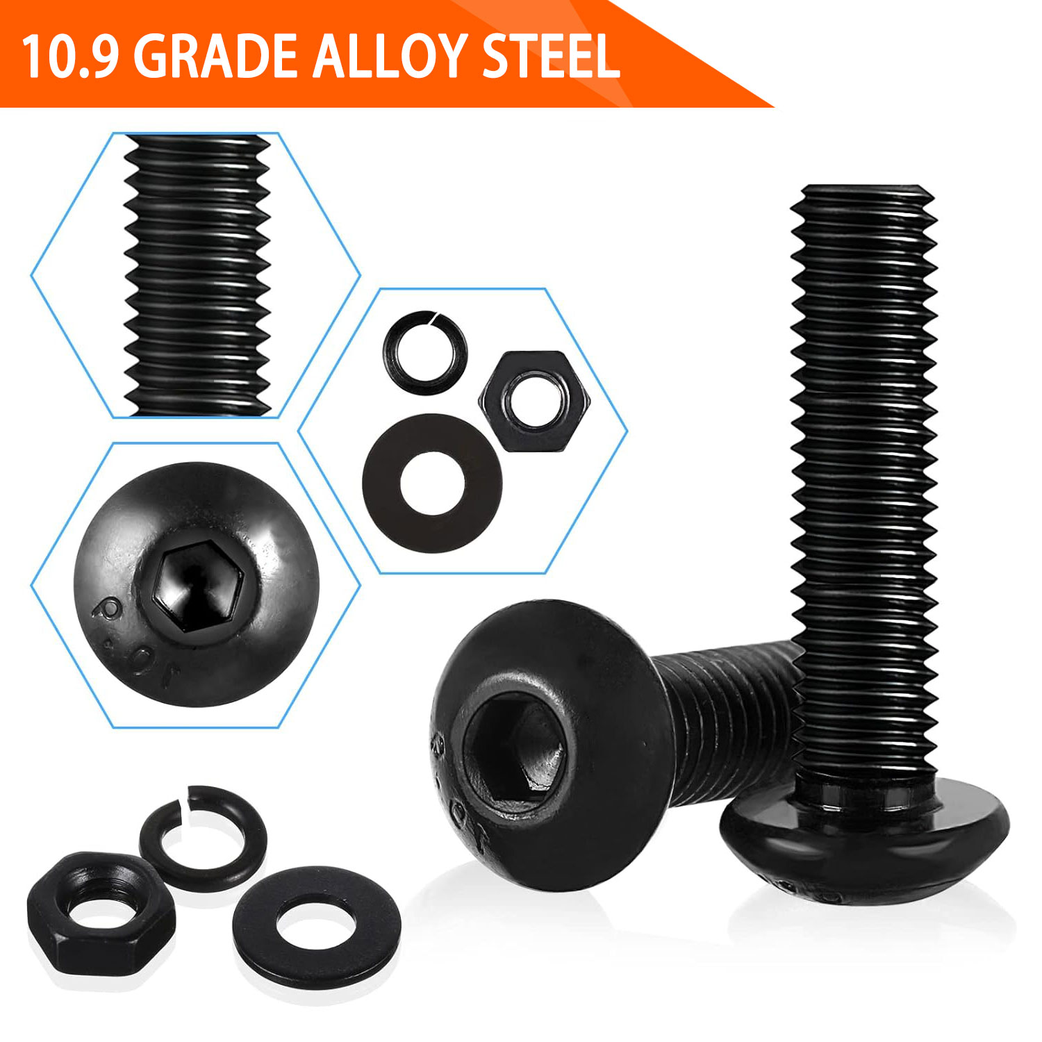 1705PCS Hex Button Head Screw  - đánh giá và giá Nuts Mix