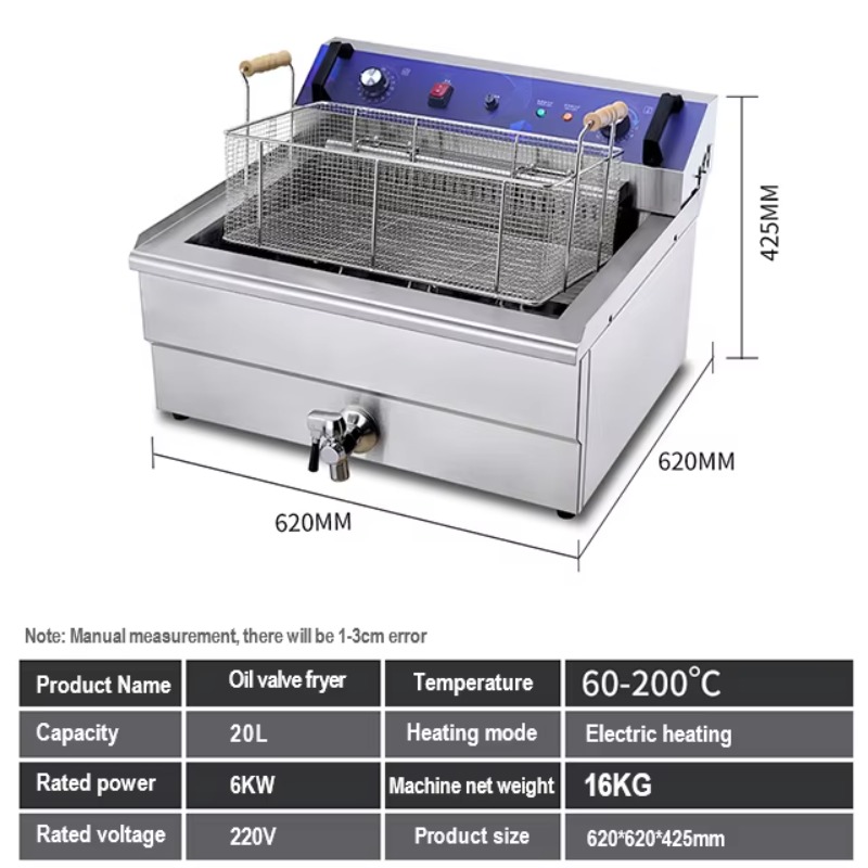Commercial Electric Fryer Stai - đánh giá và giá Popcorn