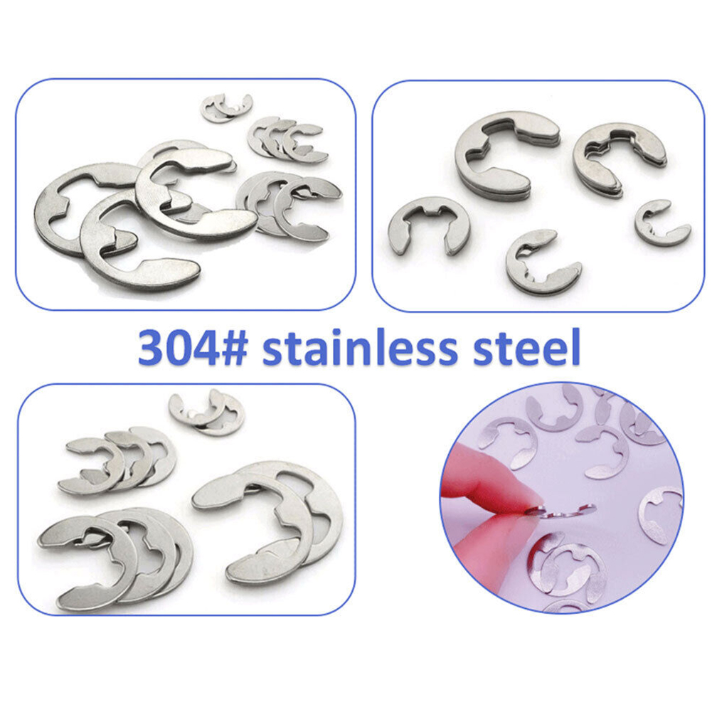120Pcs E-Clips C Clips Stainle - đánh giá và giá Nuts Mix